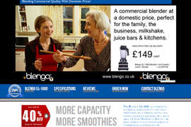 Commercial Blengo Product website
